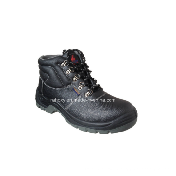 Chaussures de sécurité cuir fendu avec maille Lineing (HQ648)